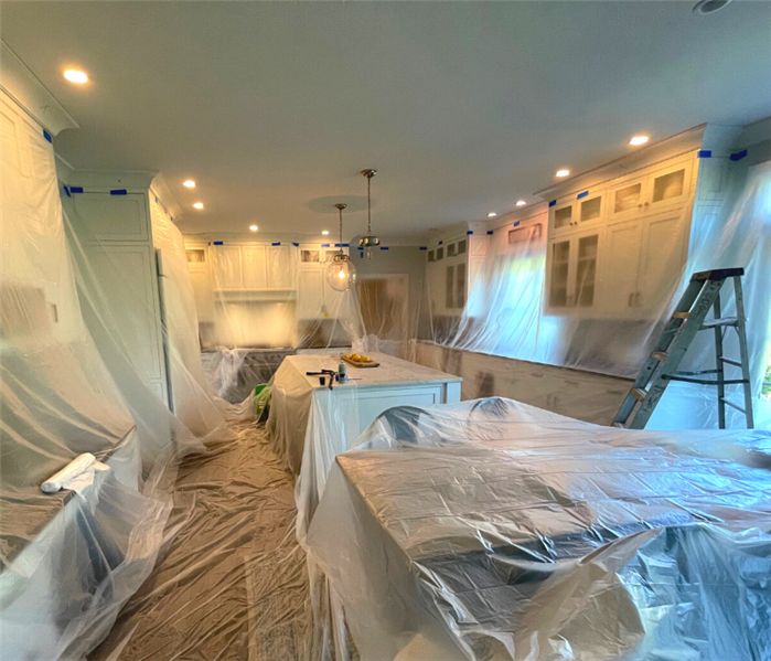 Water damage in New Vernon in New Jersey.