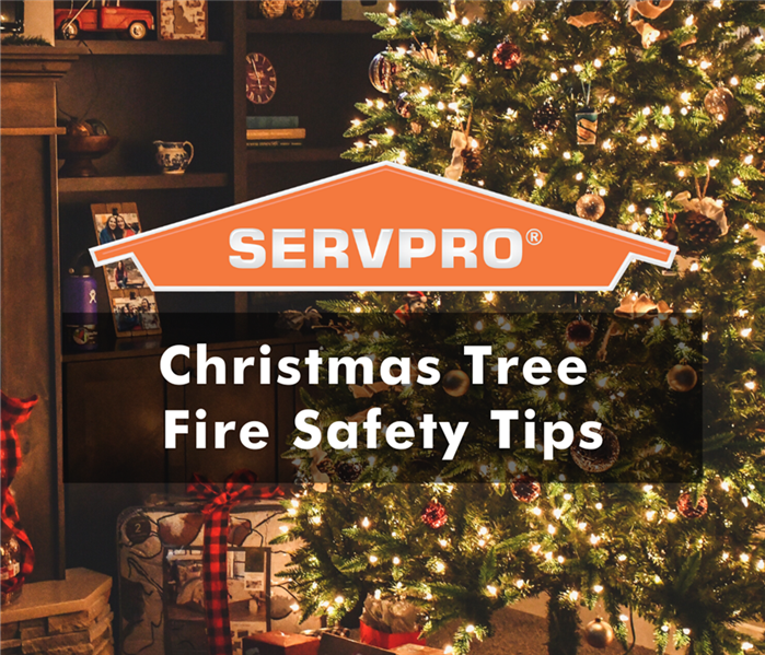 christmas tree with servpro logo